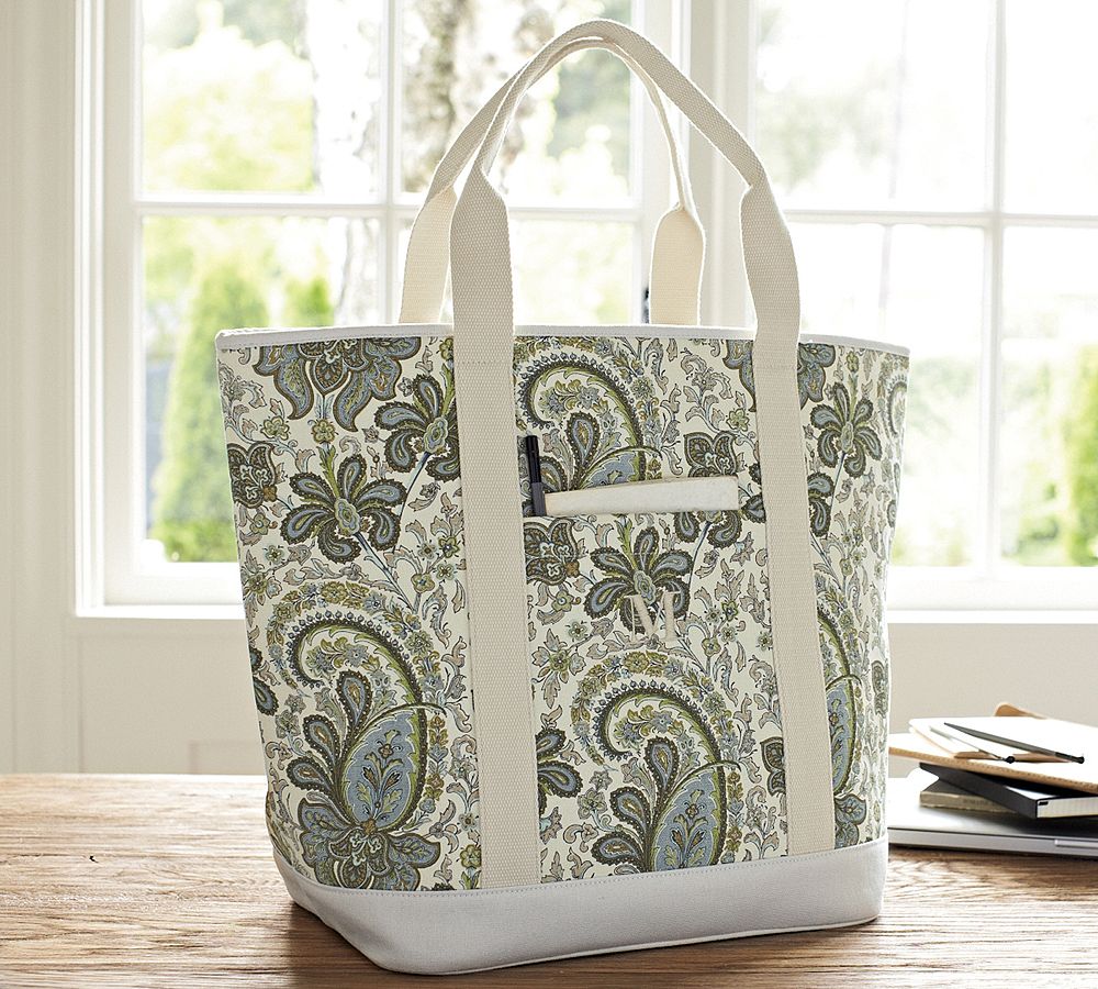 Charlie Paisley Tote Bag
