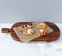 Reclaimed Wood Rectangle Footed Serving Board