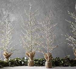 Champagne Glitter Trees