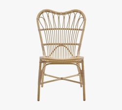 Margret Alu-Rattan Outdoor Dining Chair