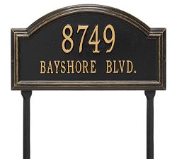 Providence Arch Lawn Address Plaques