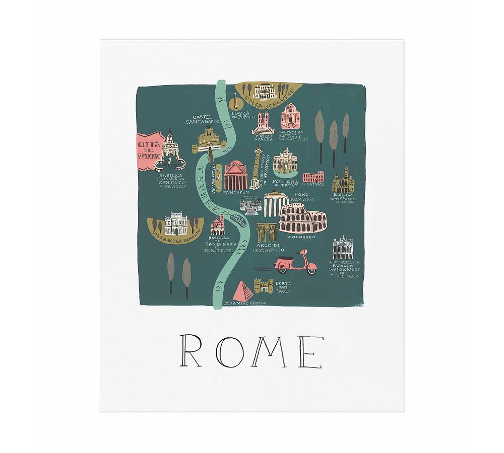 Rome Map by Rifle Paper Co.