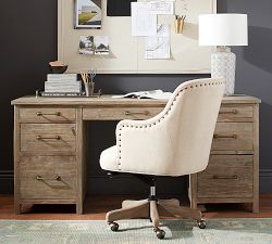 Parker Reclaimed Wood Executive Desk