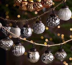 Mouth Blown Ornament Garland - 6'