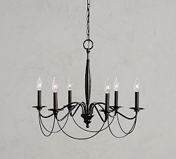Graham Iron Chandelier (24&quot;)