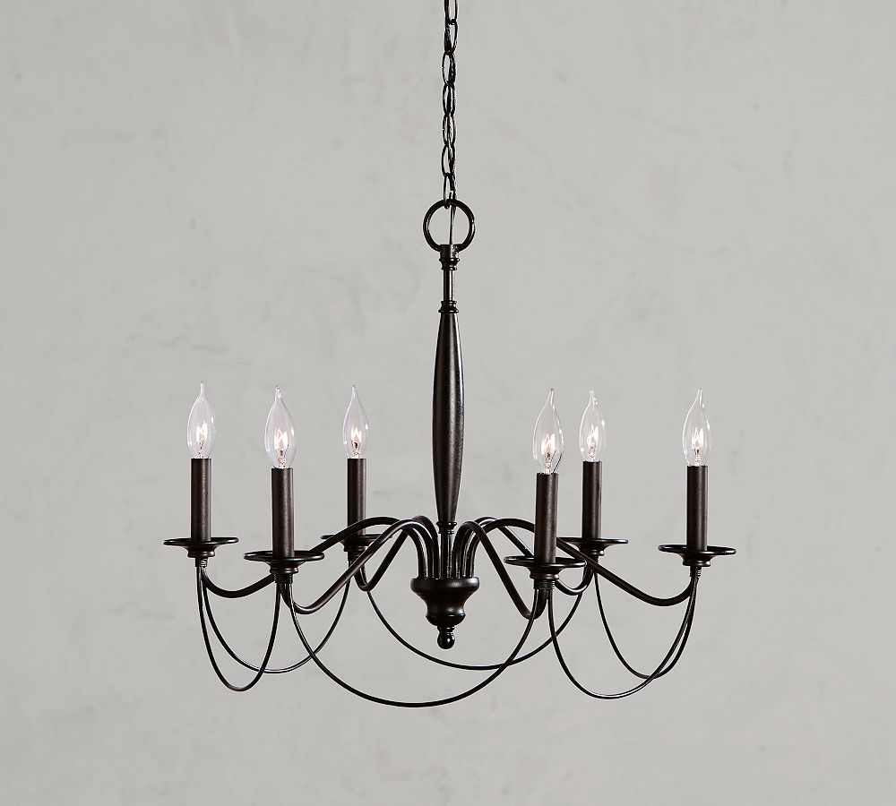 Graham Iron Chandelier (24&quot;)
