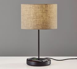 Greylock Wooden USB Table Lamp (16&quot;)