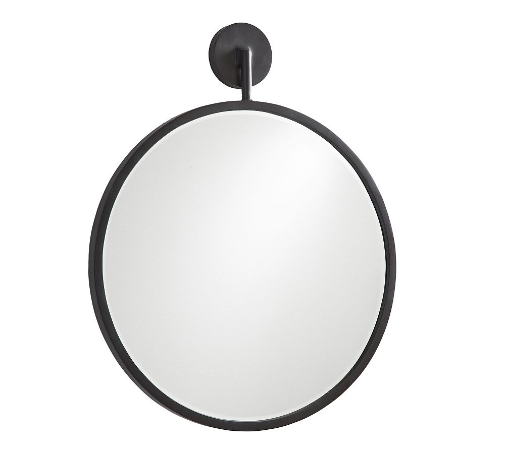 Open Box: Eastwood Round Wall Mirror - Bronze, 30&quot;
