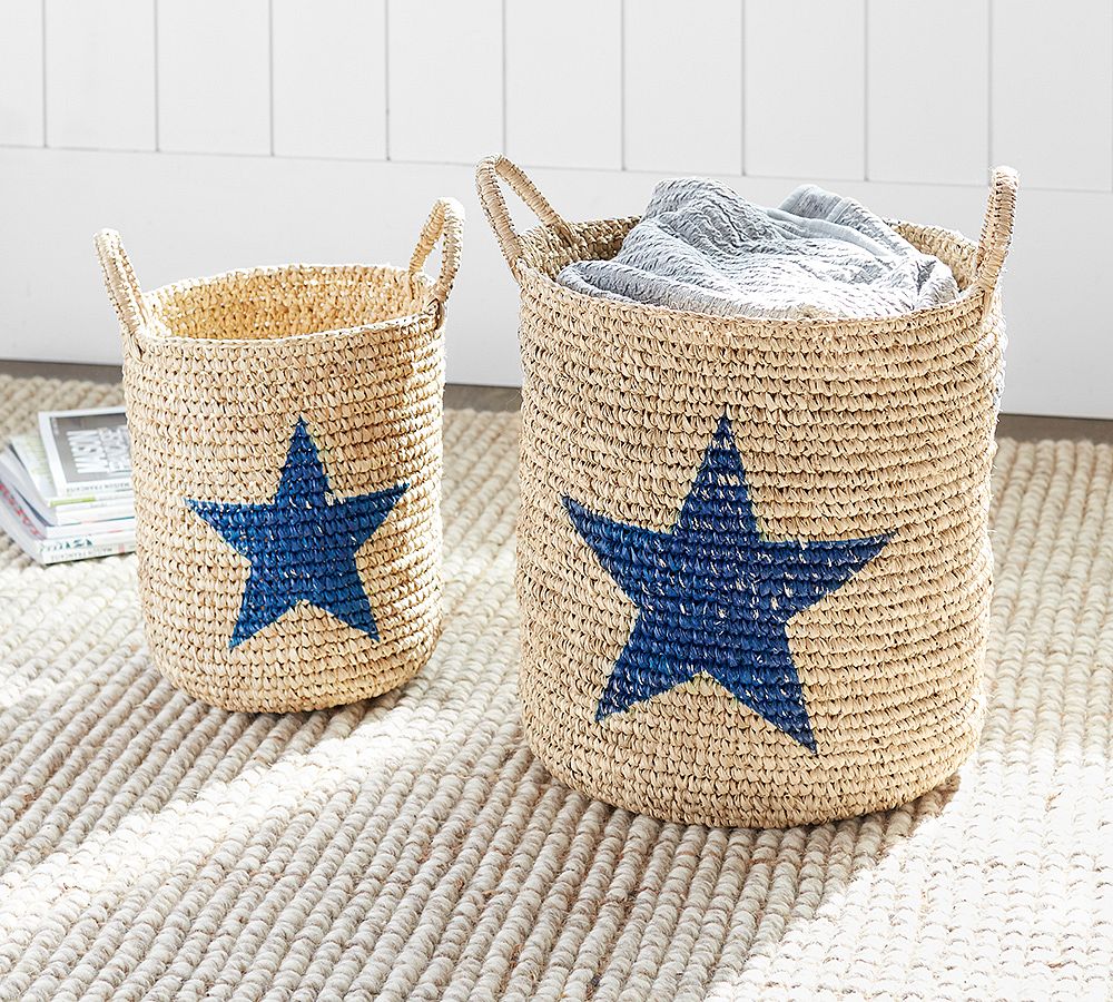 Printed Star Baskets