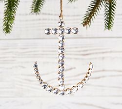 Jewel Anchor Ornament