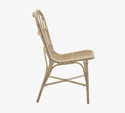 Margret Alu-Rattan Outdoor Dining Chair