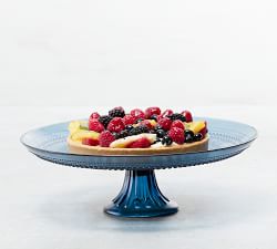 Jupiter Beaded Glass Cake Stand