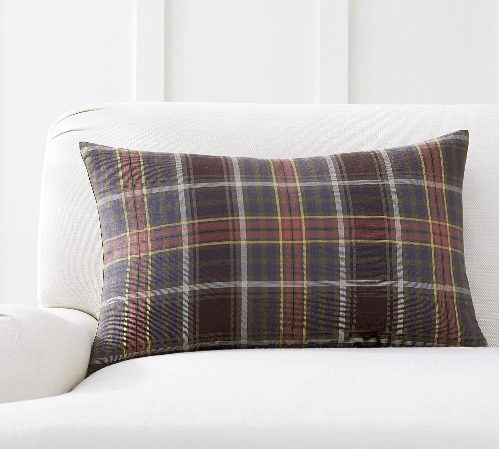Liam Plaid Lumbar Pillow Cover