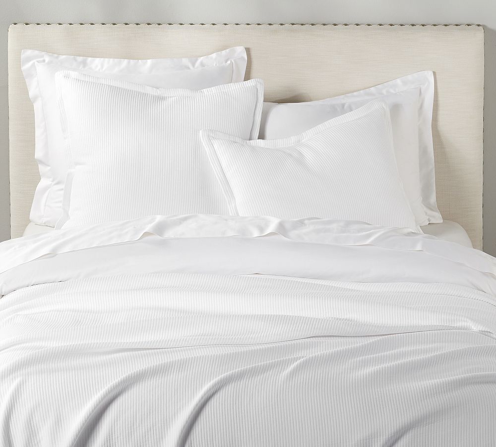 Design Crew Basics Cotton Ribbed Matelasse Coverlet