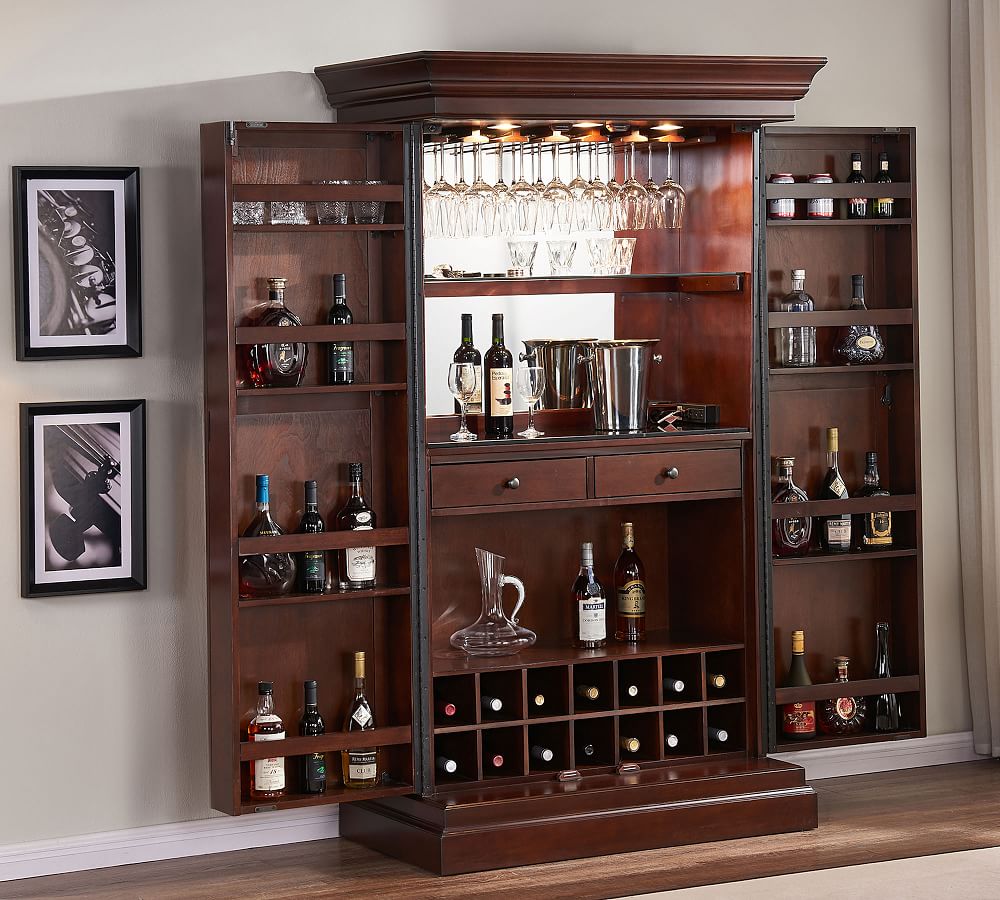 Melinda Bar Cabinet (43") - Stylish Home Storage