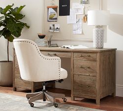 Parker Reclaimed Wood Executive Desk