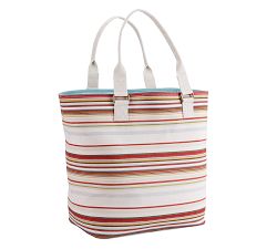 Leslie Stripe Tote Bag