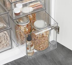 Clear Plastic Storage Drawer Bin Sets