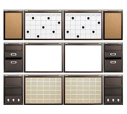 Daily System 72&quot; Wall Organizing Sets