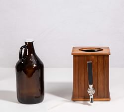 Glass Growler Beer Tap