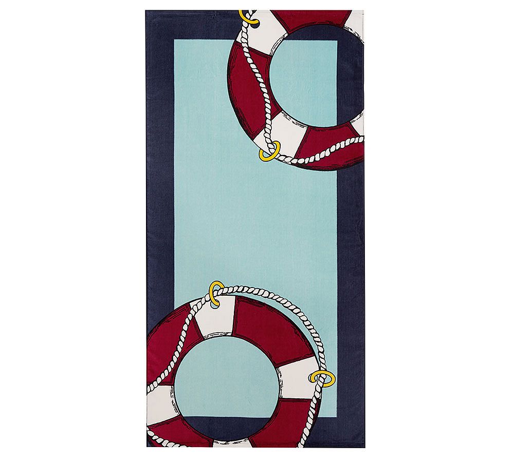 Life Ring Beach Towel
