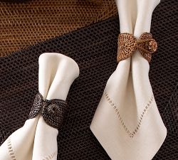 Tava Rattan Napkin Rings