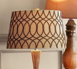 Veronica Beaded Tapered Drum Shade (12&quot;-15'')
