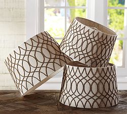 Veronica Beaded Tapered Drum Shade (12&quot;-15'')