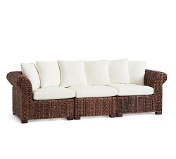 Seagrass Sofa, Havana Dark