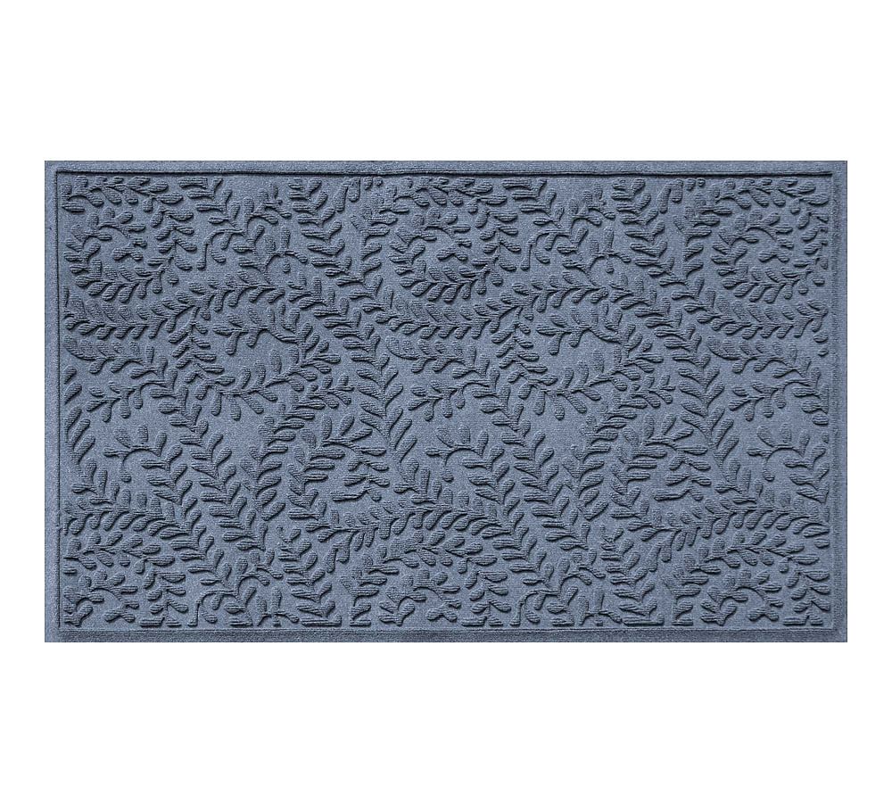 Eco-Friendly Polypropylene Waterhog Outdoor Doormat with Leaf Pattern