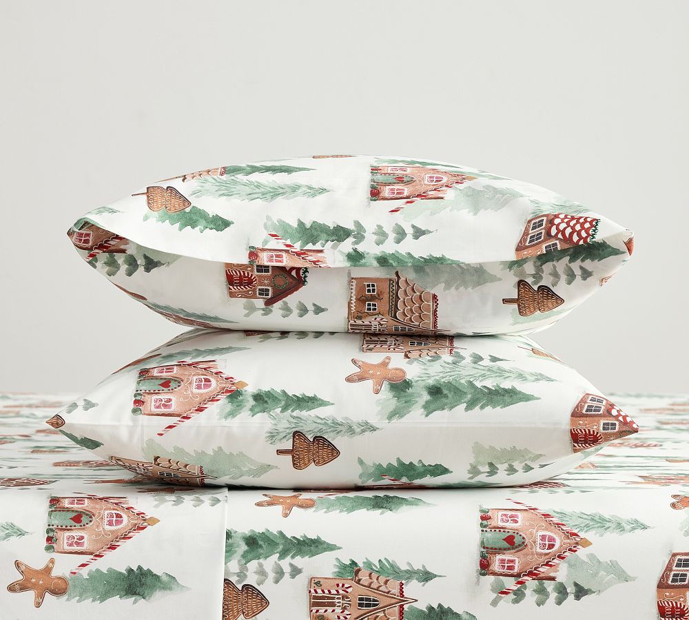 Gingerbread Forest Pillowcase
