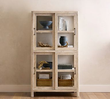 Aptos Glass Storage Cabinet 37.5