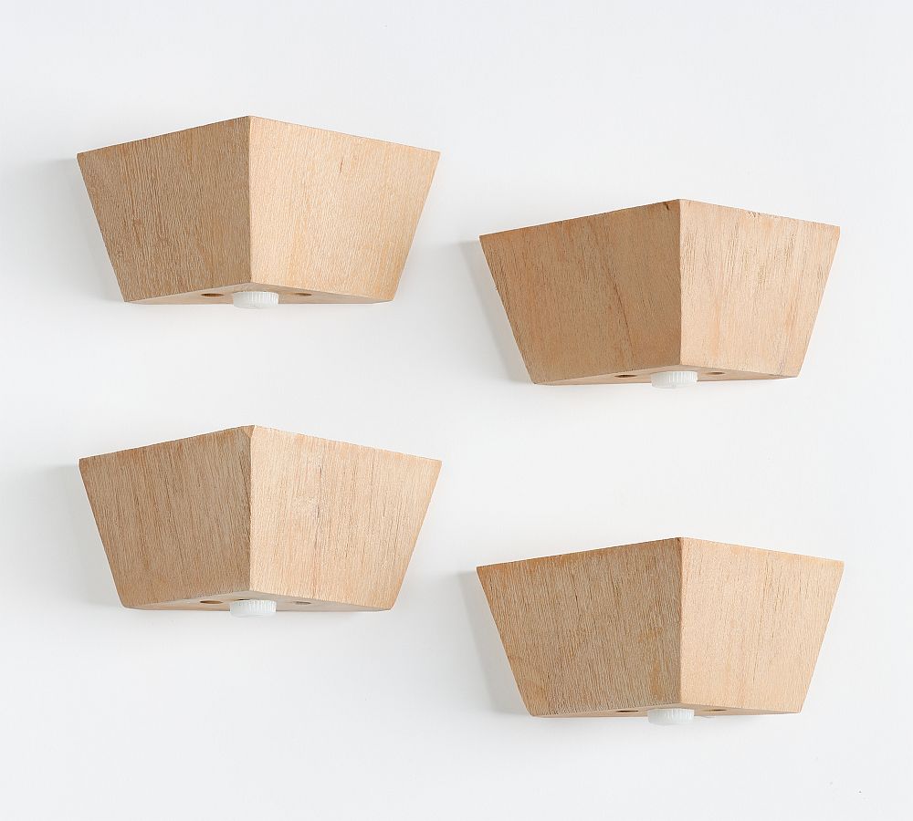 Buchanan Alternative Legs, Light Wood, Set of 4