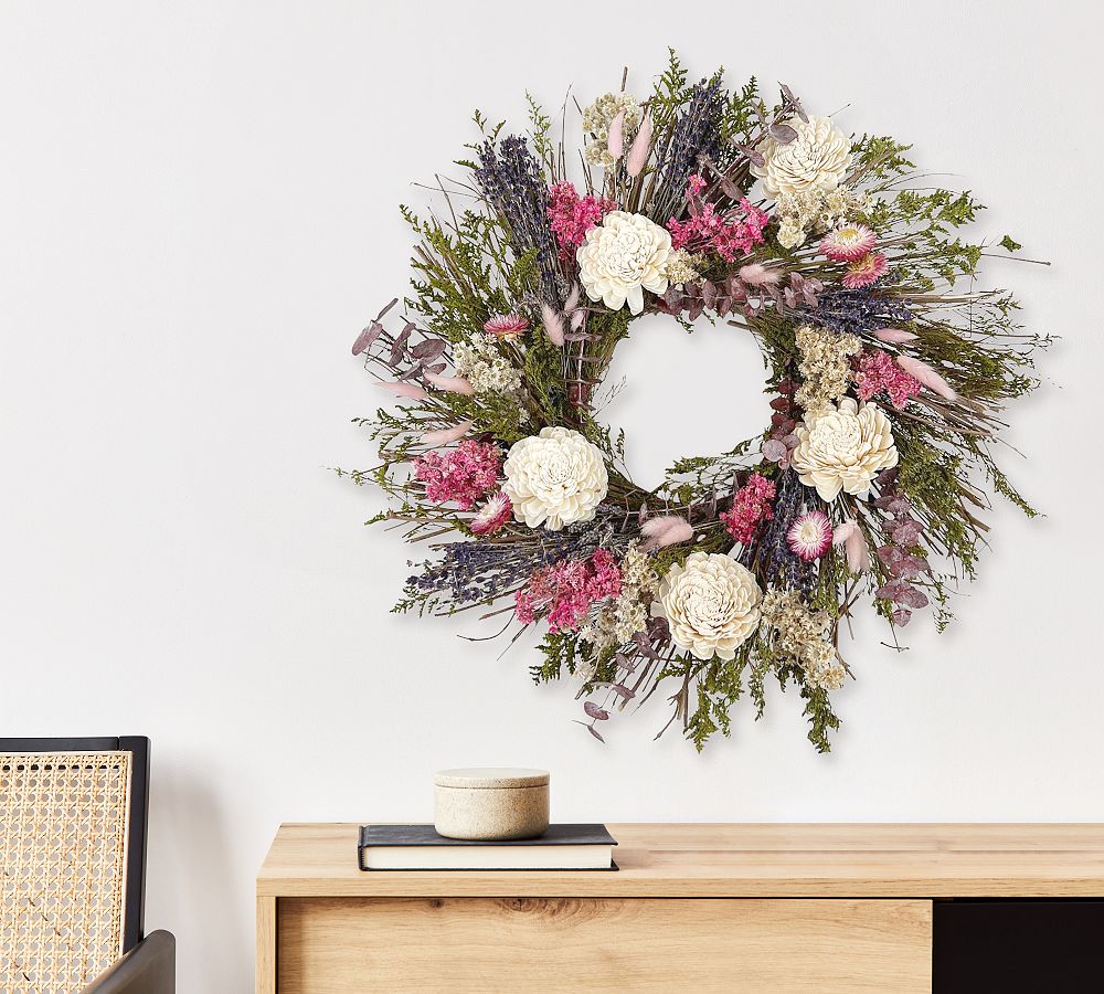 Handcrafted Lavender Blessing Wreath