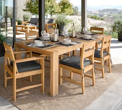Malibu Teak Outdoor Dining &amp; Armchairs