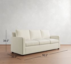 Cameron Modern Square Arm Side Sleeper Sofa (91&quot;)