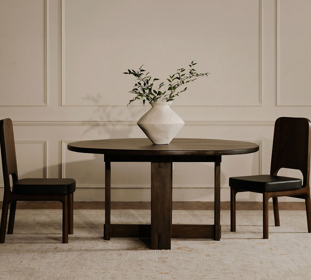 Tupelo Round Wood Dining Table (60&quot;w)