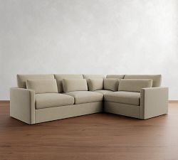 Westwood Slim Arm Deep Seat 3-Piece Sectional (119&quot;)
