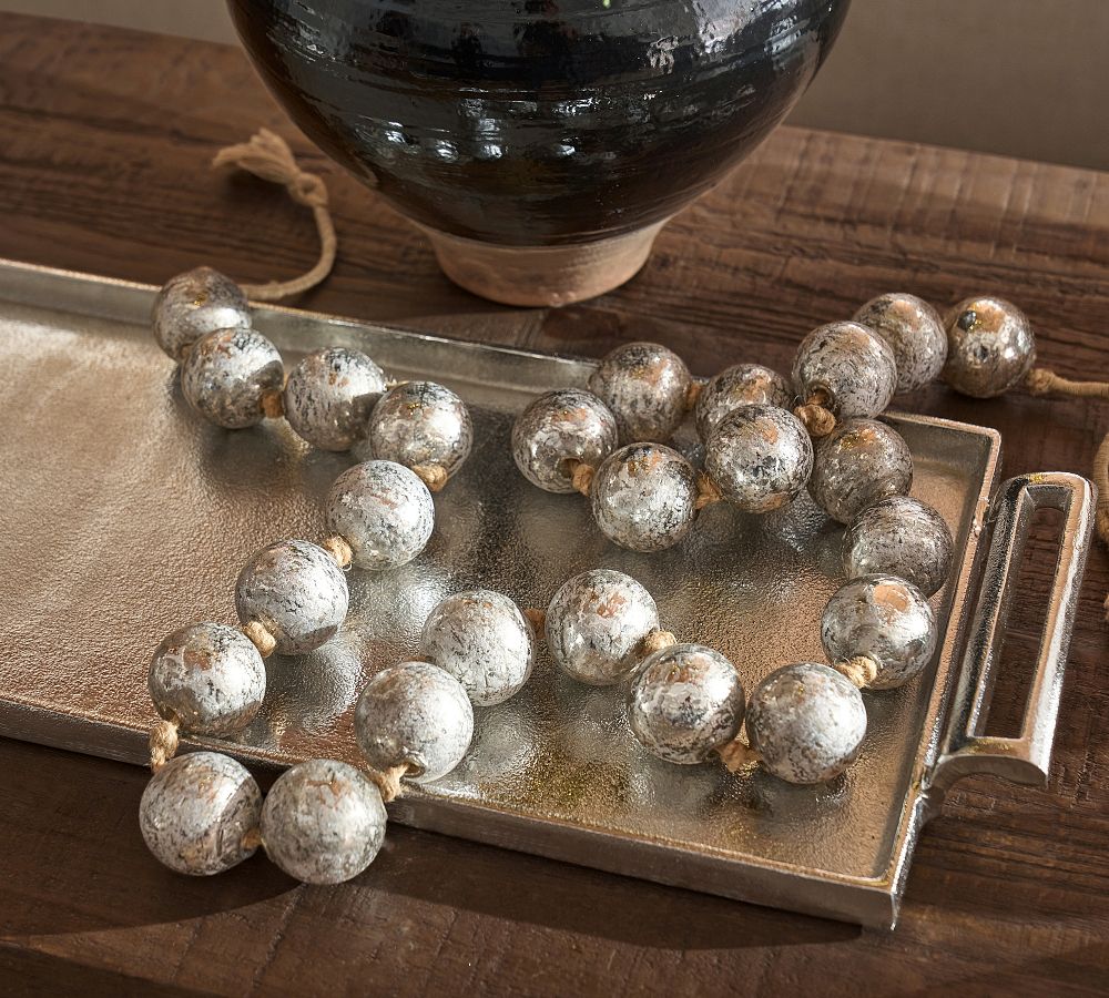 Foiled Glass Beads