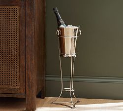 Open Box: Heritage Silver Champagne Holder with Stand