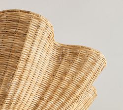 Marion Woven Scalloped Pendant (34&quot;)
