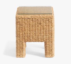 Cardiff Square Woven Side Table (18&quot;)