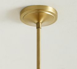 Flared Woven Pole Pendant (18&quot;)