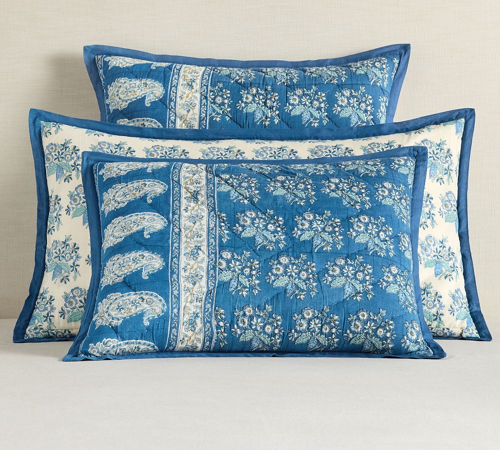 Open Box: Regan Handcrafted Reversible Quilted Sham