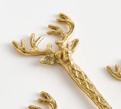 Stag Appetizer Spoons - Set of 4
