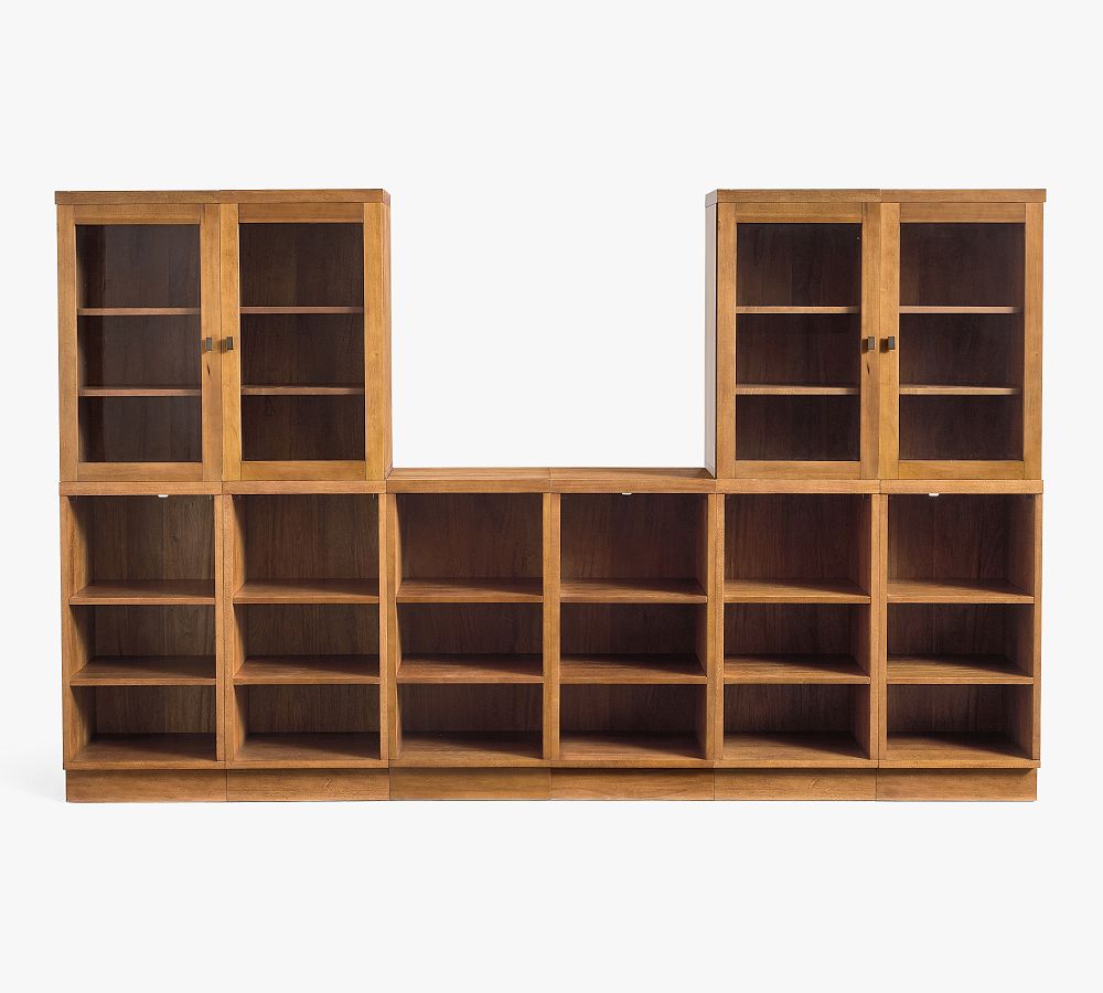 Reed Modular Bar Set with Open Shelves (108&quot;)