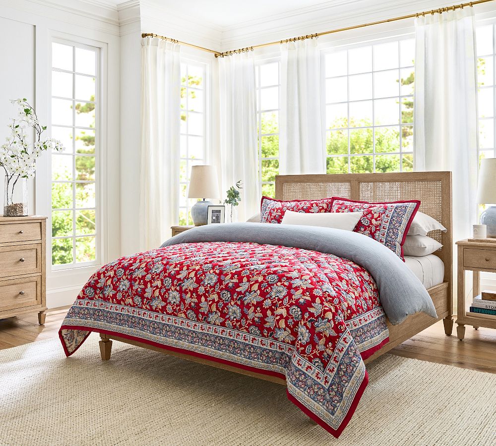 Scarlett Handcrafted Reversible Quilt