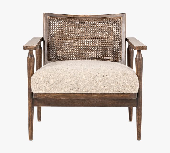 Giselle Cane Armchair Hasselt Stonewash Pottery Barn