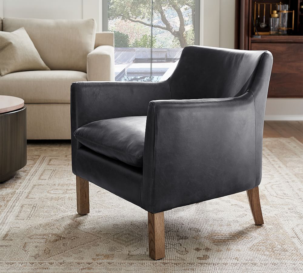 Open Box: DNU - Spear Leather Chair