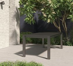 Cali Metal Dining Table with Dalhousie Rope Dining Armchair Outdoor Dining Set